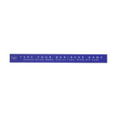 Blauw Zakelijk Retouradres Slank (Individueel)