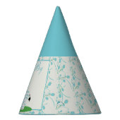 Blauw Zebra Baby shower Partij Pet Feesthoedjes (Rechts)