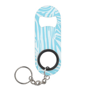 Blauw Zebra Patroon Mini Flessenopener