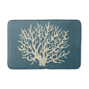 Blauw Zee Koraal Badmat