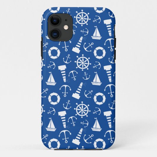Blauw Zee Patroon Case-Mate iPhone Case (Achterkant)