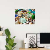 Blauw Zee prints voor de kledingindustrie Kustpere (Thuiskantoor)