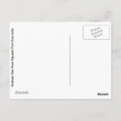 Blauw zee uit Goa, India Briefkaart (Achterkant)