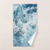 Blauw Zee Water Bad Handdoek (Handdoek)
