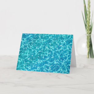 Blauw zee Water met spaarpjes Kaart