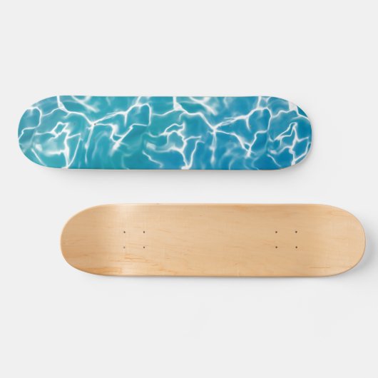 Blauw Zee water* Skateboard (Horizontaal)