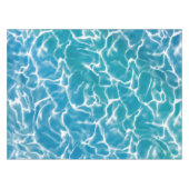 Blauw Zee Water Tafelkleed (Voorkant (Horizontaal))
