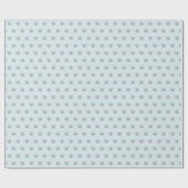 Blauw zeeschol-pakpapier cadeaupapier (Vlak)