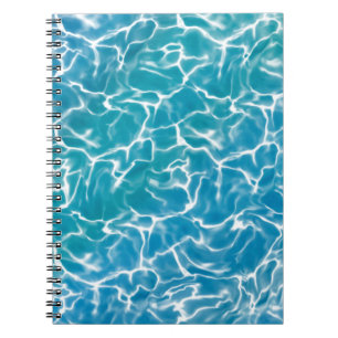 Blauw zeewater* notitieboek