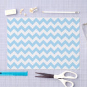 Blauw zigzag, Blauwe Chevron, Geometrisch Patroon Tissuepapier (Craft)