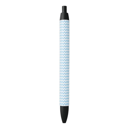 Blauw zigzag, Blauwe Chevron, Geometrisch Patroon Zwarte Inkt Pen (Voorkant Verticaal)