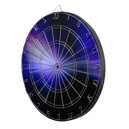 Blauw zonlicht 2 dartbord (Voorkant Rechts)