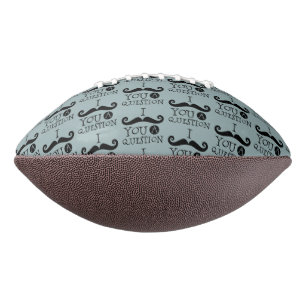 Blauw Zwart Ik snor je een vraag American Football