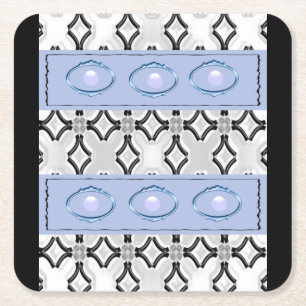 Blauw Zwart Onderzetter