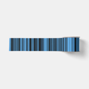 Blauw Zwart Strepen Grosgrain Lint