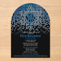 Blauw Zwart Videogame Gamer Bar Mitzvah
