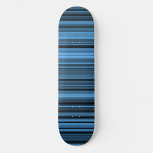 Blauw Zwarte Strepen Skateboard