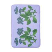 blauwbaardbloemdruk badmat (Voorkant Verticaal)