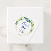 Blauwbes Baby shower Dank u wel Bedankjes Labels (In situ)