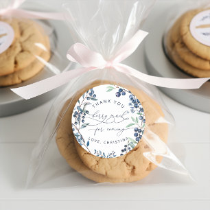 Blauwbes Berry Hartelijk dank voor Berry Ronde Sticker