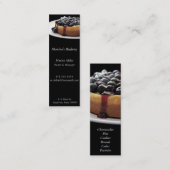 Blauwbes bladwijzer mini visitekaartje (Voorkant / Achterkant)