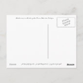 Blauwbes Briefkaart (Achterkant)