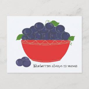 Blauwbes Briefkaart