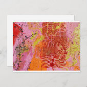 "Blauwbes" Briefkaart (Voorkant / Achterkant)