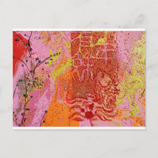 "Blauwbes" Briefkaart (Voorkant)