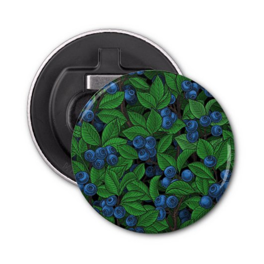 Blauwbes Button Flesopener (Voorkant)