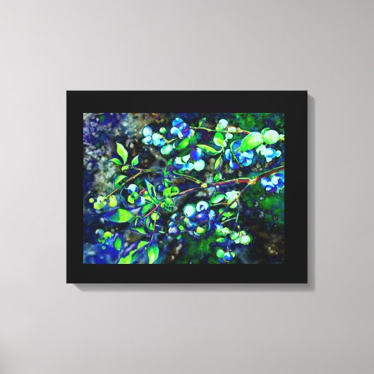Blauwbes Canvas Afdruk (Voorkant)