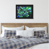 Blauwbes Canvas Afdruk (Insitu (Slaapkamer))