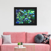 Blauwbes Canvas Afdruk (Insitu (Woonkamer))