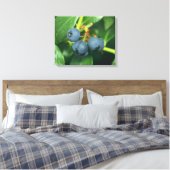 Blauwbes Canvas Afdruk (Insitu (Slaapkamer))