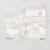 Blauwbes Cheesecake Shots Briefkaart (Achterkant)