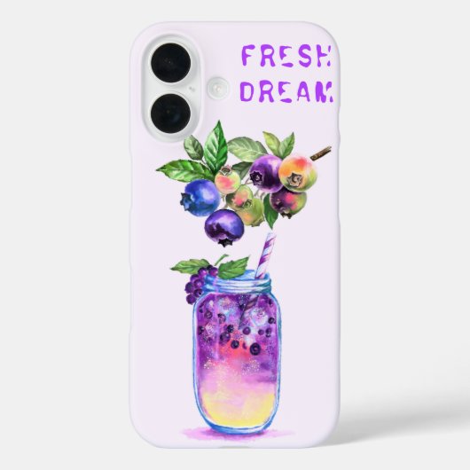 Blauwbes - Drink - zomerstaart Case-Mate iPhone Case (Achterkant)