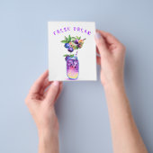 Blauwbes - Drink - zomerstaart Flyer (Hand)