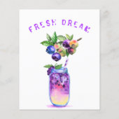 Blauwbes - Drink - zomerstaart Flyer (Achterkant)