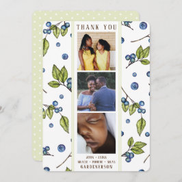 Blauwbes Foto Dank je aankondiging