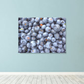 Blauwbes fotografie. canvas afdruk (Insitu (Houten vloer))