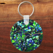 Blauwbes - groene tint sleutelhanger (Voorkant)