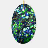 Blauwbes Keramisch Ornament (Links)