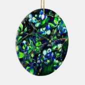 Blauwbes Keramisch Ornament (Rechts)