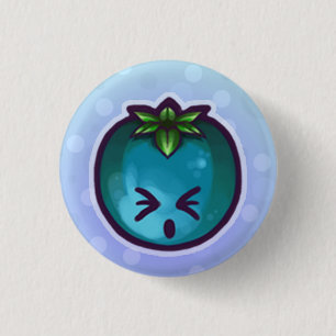 Blauwbes>o< Ronde Button 3,2 Cm
