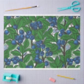 Blauwbes op wit tissuepapier (Craft)