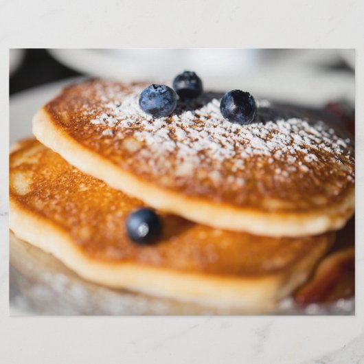 Blauwbes pannenkoeken flyer (Voorkant)