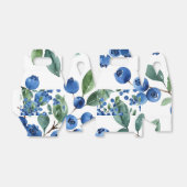 Blauwbes patroon bedankdoosjes (Uitgevouwen)