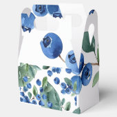 Blauwbes patroon bedankdoosjes (Geopend)