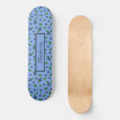 Blauwbes patroon Skateboard (Voorkant)