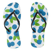 Blauwbes patroon, vers teenslippers (Voetbed)